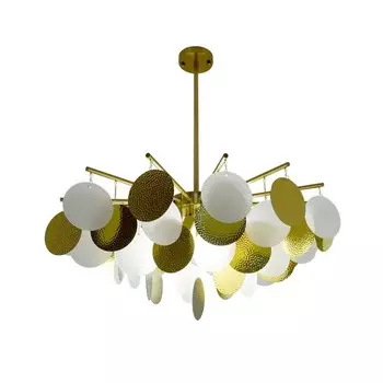 Люстра «Альвия», размер 80x65 см, 8x5Вт, E14