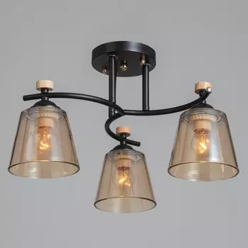 Люстра «Алатея» 3хЕ27 40 Вт чёрный 505027 см BayerLux