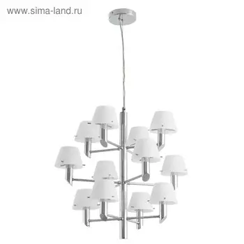 Люстра Albero, 12x60Вт E14, хром