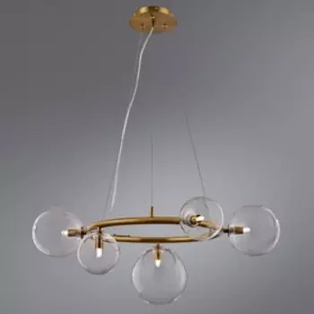 Люстра ALBUS, 5x40Вт G9, цвет бронза