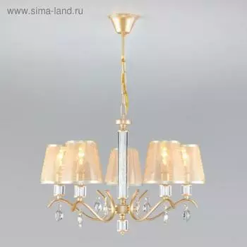 Люстра Alcamo, 5x40Вт E14, цвет золото