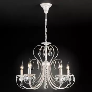 Люстра Alda 5x60Вт E14 белый, золото