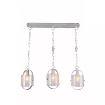 Люстра «Алдан», 40Вт, E14, цвет белый, золото