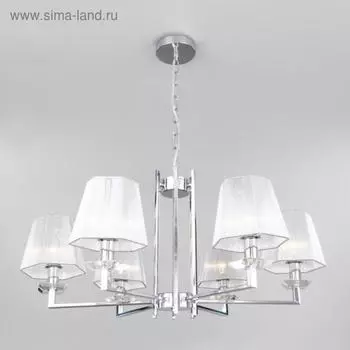 Люстра Alegria, 6x40Вт E14, цвет хром