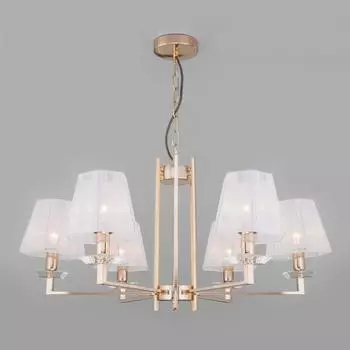 Люстра Alegria, 6x40Вт E14, цвет золото