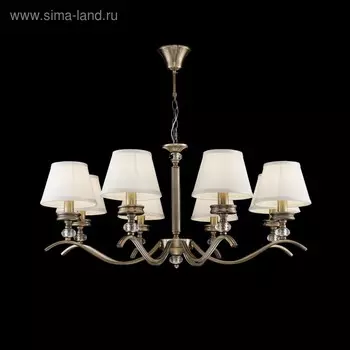 Люстра Alessandra 8x40Вт E14 бронза
