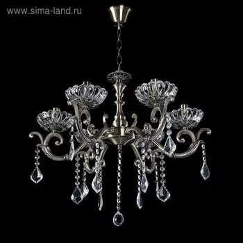 Люстра "Алфредо" 6x60Вт E14 бронза