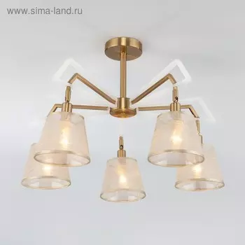 Люстра Alicante 5x40Вт E14 бронза