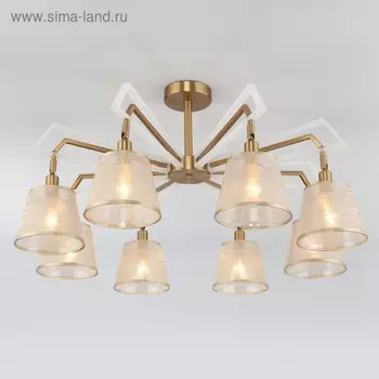 Люстра Alicante 8x40Вт E14 бронза