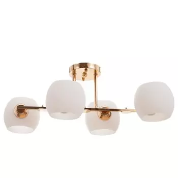 Люстра "Алин" 4х60Вт Е27 золото 57х35х22см