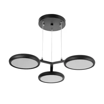 Люстра потолочная BayerLux «Алис», 3хLED, 72 Вт, 3000-6000К, черный, 5252100 см