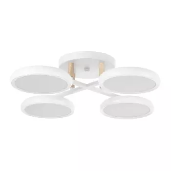 Люстра потолочная BayerLux «Алис», 4хLED, 96 Вт, 3000-6000К, белый, 606013 см