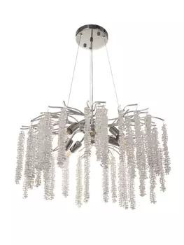 Люстра Amalia 840 Вт Е14 серебро 606050+100 см