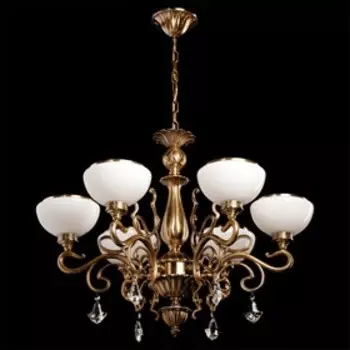 Люстра «Аманда», 6x60Вт E27, медовая бронза