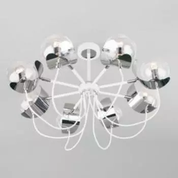 Люстра Amato, 8x60Вт E14, цвет белый