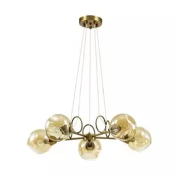 Люстра Amber, 5x40Вт E14, цвет бронза