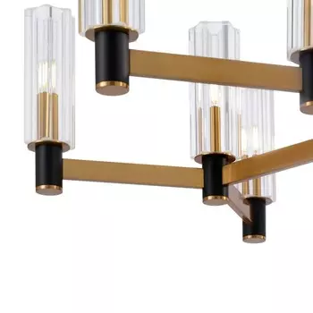 Люстра Ambra, 9xE14, цвет латунь