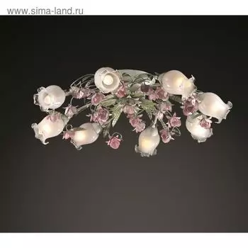 Люстра «Амели», 8х60Вт E14, цветная