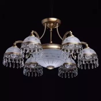 Люстра "Ангел" 8x60Вт Е27 латунь