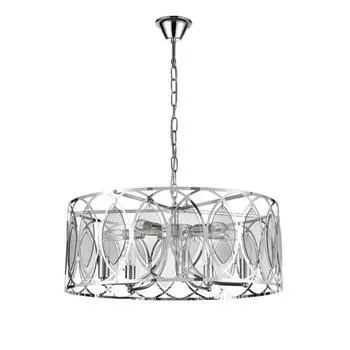 Люстра Angela, 10x40Вт E14, цвет дымчатый