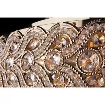 Люстра Anika 16x60Вт Е14 золото 65x65x30см