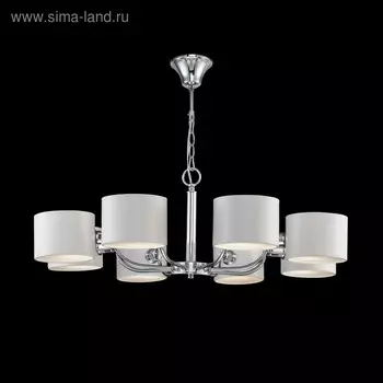 Люстра Anita, 8x40Вт E14, цвет хром