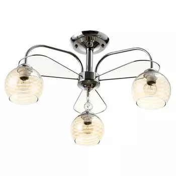 Люстра потолочная BayerLux «Анрия», 3хЕ27, 40 Вт, хром, 595930 см