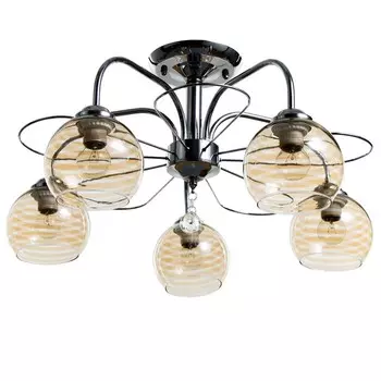 Светильник потолочный BayerLux «Анрия», 5Е27, 40 Вт, хром, 595930 см