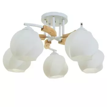 Люстра потолочная BayerLux «Антер», 5хЕ27, 40 Вт, белый, 575727 см