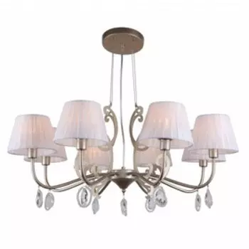 Люстра «Анюта», 40Вт, E14, цвет античное серебро