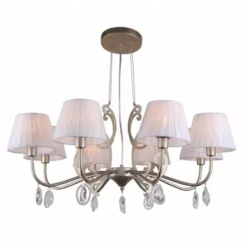 Люстра «Анюта», 40Вт, E14, цвет античное серебро