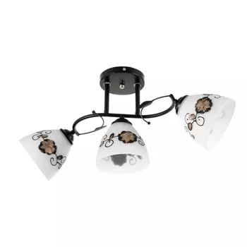 Люстра потолочная BayerLux «Арья», 3хЕ27, 40 Вт, черный, 5826 см