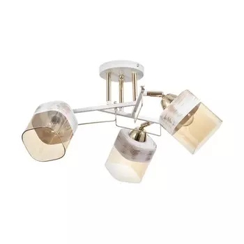 Люстра потолочная BayerLux «Ариадна», 3хЕ27, 40 Вт, бело-золотой, 484826 см