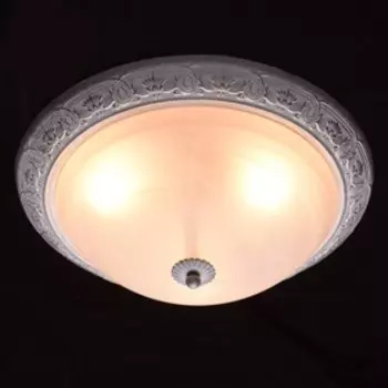 Люстра «Ариадна» 3x60W E27 белый, золотистый 37x37x14см