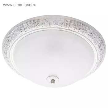 Люстра «Ариадна» 3x60W E27 белый, золотистый 37x37x14см