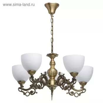 Люстра «Ариадна», 5x60Вт E27, античная бронза
