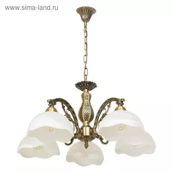 Люстра «Ариадна», 5x60Вт E27, бронза