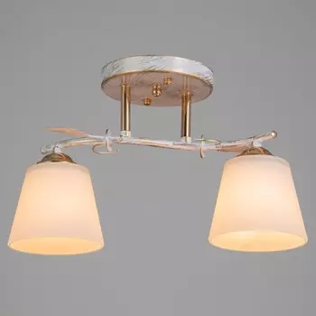 Люстра "Ариан" 2х60Вт Е27 белый 14,5х37х23см