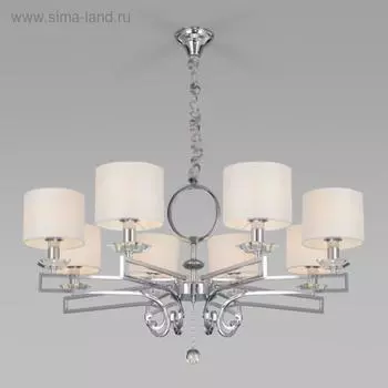 Люстра Ariana, 8x40Вт E14, цвет хром