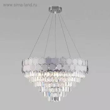 Люстра Ariana, 8x60Вт E14, цвет хром