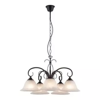 Люстра ARIES 5x60Вт E27 металлическая ржавчина