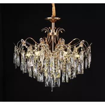 Люстра "Арина" 8х60Вт Е14 золото 58х58х53см SVK