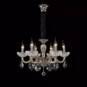 Люстра ARTIFICI 6x60Вт E14 медь 78x170см