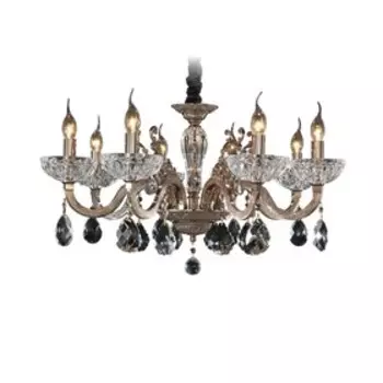 Люстра ARTIFICI 8x60Вт E14 медь 78x170см