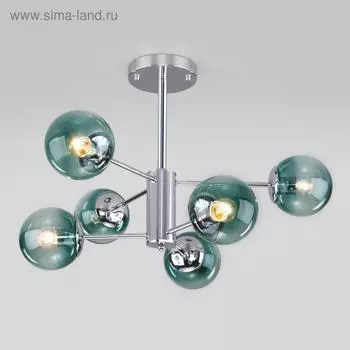 Люстра Ascot, 6x60Вт E27, цвет хром