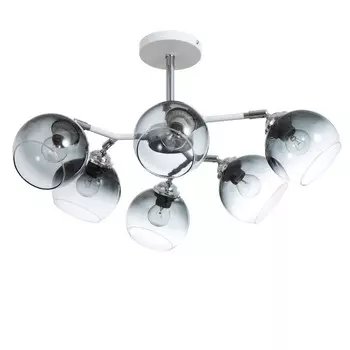 Люстра «Асфея» 6хЕ27 40 Вт бело-хромовый 626227 см BayerLux