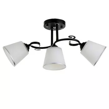 Люстра Ассами 3хE27 40Вт черный 45х20х25 см BayerLux