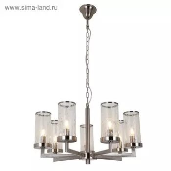 Люстра Assembly, 7x40Вт E14, цвет никель