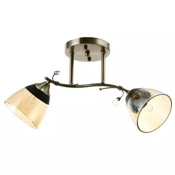 Люстра "Аста" 2хЕ27 40Вт бронза 58х23х26 см BayerLux