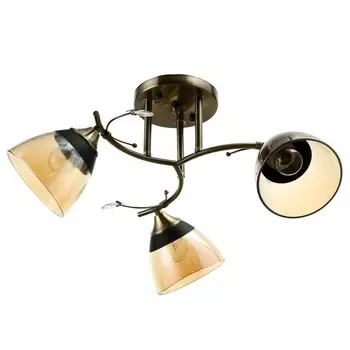 Люстра потолочная BayerLux «Аста», 3хЕ27, 40 Вт, бронза, 656526 см